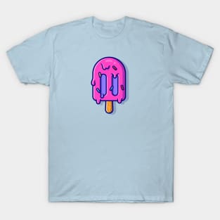 Popsicle Ice Cream Cartoon T-Shirt